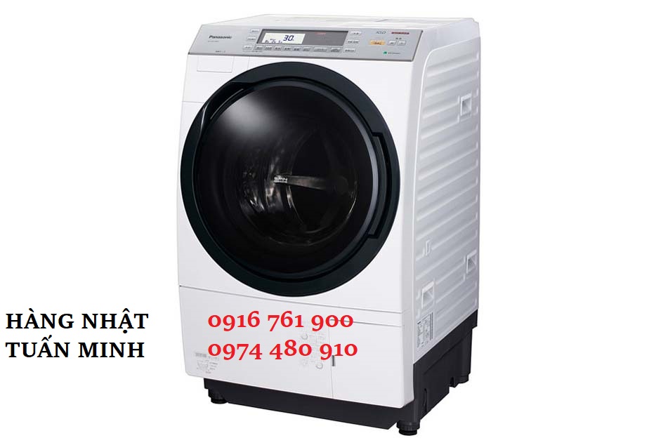 Máy giặt nội địa Nhật Bản Panasonic NA-VX7700R lồng nghiêng, động cơ Inverter dẫn động trực tiếp giặt 10kg, sấy Block 6kg